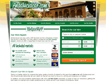 Tablet Screenshot of andaluciacar.com